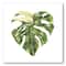Designart - Tropical Green Leaves In Summer Times III - Tropical Canvas Wall Art Print